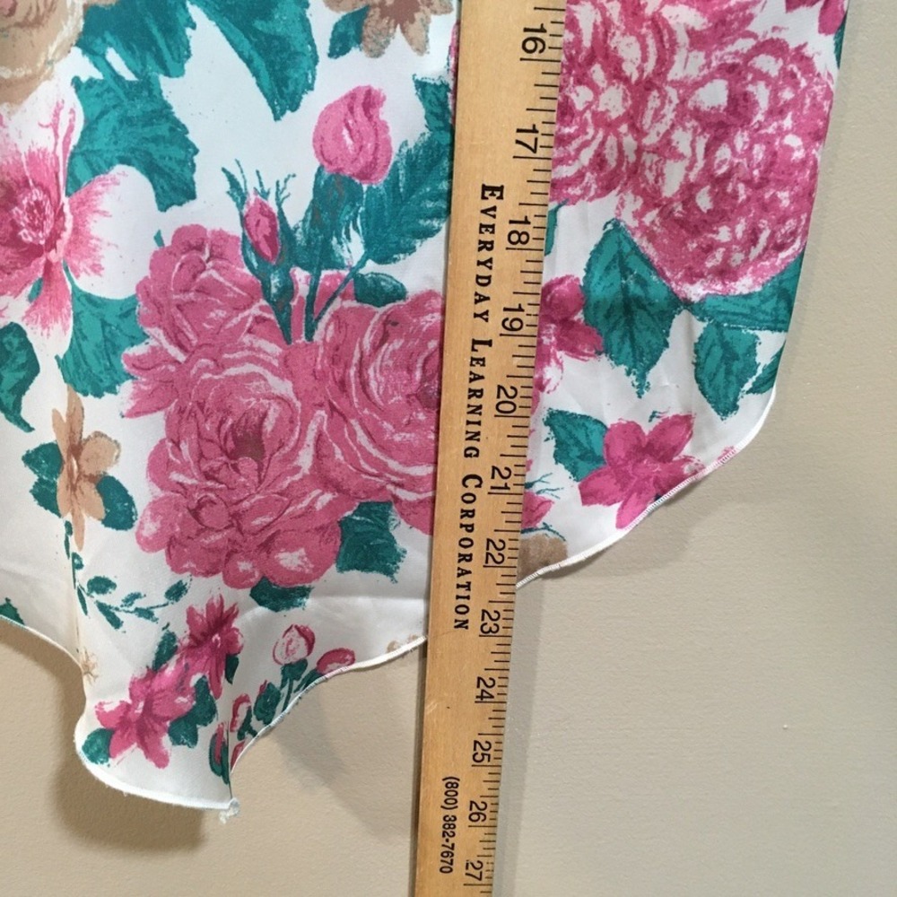 Free People Intimately Floral Handkerchief Cami Tank Top Womens XS Pink Cottage - Picture 4 of 11